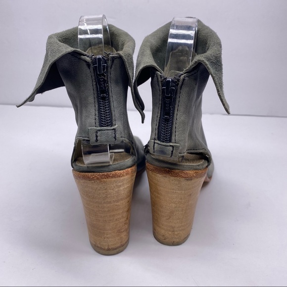 Free people golden road leather open toe bootie - Picture 5 of 7